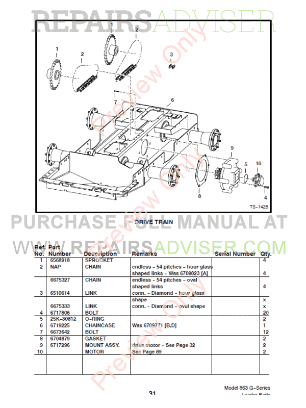 [DIAGRAM] F Series Bobcat 863 Parts Diagram